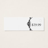 ゼブラはっきりしたプリントジュエリーデザイつるナラベル (裏面)