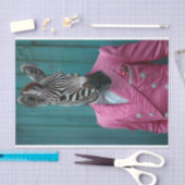 ゼブラを見る 薄葉紙 (クラフト)