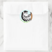 ゼブラを隠す ラウンドシール (バッグ)