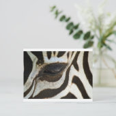 ゼブラアイのかわいい落ち着いたイメージ ポストカード (スタンド正面)