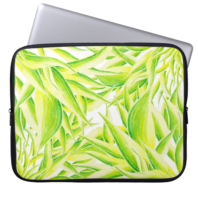 ゼブラアイリスオンザラップトップスリーブ ラップトップスリーブ (正面)