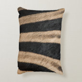 ゼブラアニマルプリントストライプ アクセントクッション (裏面(縦))