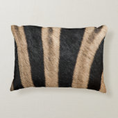 ゼブラアニマルプリントストライプ アクセントクッション (裏面)