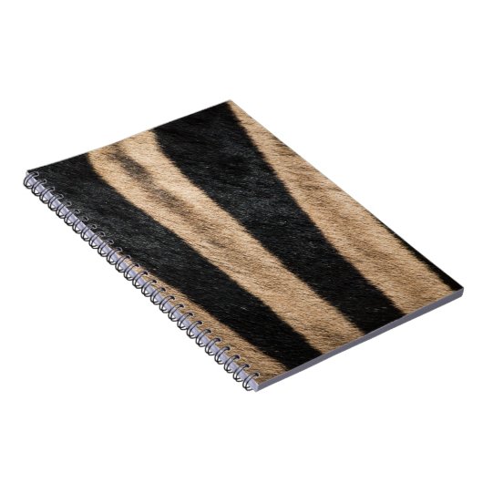ゼブラアニマルプリントストライプ ノートブック (右側)