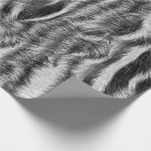 ゼブラアニマルプリントパターン ラッピングペーパー (角)