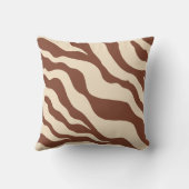 ゼブラアニマルプリント装飾用クッション クッション (裏面)