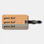 ゼブラアフリカトリバルバッグラゲージタグ ラゲッジタグ (裏面横)