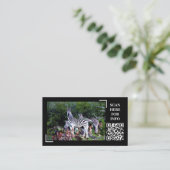 ゼブラアロエワイルドライフフォトカスタム 名刺 (スタンド正面)