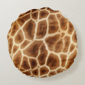 ゼブラアンドキリンプリント ラウンドクッション (裏面)