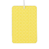 ゼブライエローパターンモダンアニマルプリント カーエアーフレッシュナー (正面)