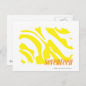 ゼブライエロー2 ポストカード (正面/裏面)