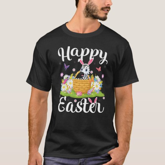 ゼブライースターエッグ狩りフローラゼブライースターサンダ Tシャツ (正面)