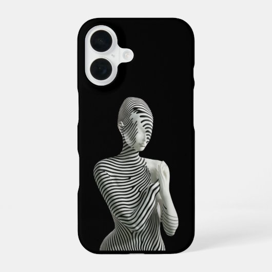 ゼブラウーマン iPhone 16ケース (裏面)