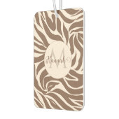 ゼブラエレガントモカ模様 カーエアーフレッシュナー (左)