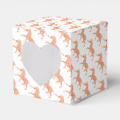 ゼブラオレンジとホワイトシルエット フェイバーボックス (正面サイド)