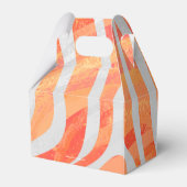 ゼブラオレンジアンドホワイトプリント フェイバーボックス (裏面サイド)