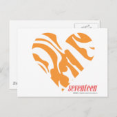 ゼブラオレンジ2 ポストカード (正面/裏面)