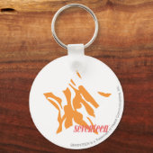 ゼブラオレンジ3 キーホルダー (正面)