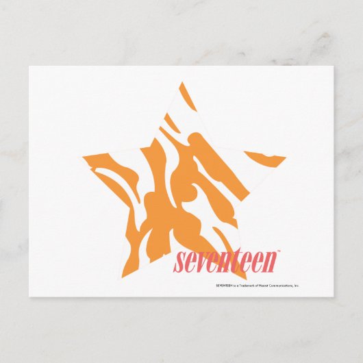 ゼブラオレンジ3 ポストカード (正面)