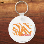 ゼブラオレンジ4 キーホルダー (正面)
