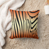ゼブラオレンジ クッション (ブランケット)