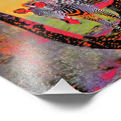 ゼブラカラフルス フォトプリント            (角)