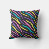 ゼブラカラフルパターン クッション (裏面)