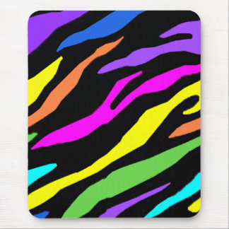 ゼブラカラフルパターン – mousepad マウスパッド