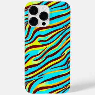ゼブラカラフルプリントのストライプ抽象芸術パターン Case-Mate iPhone 14 PRO MAXケース