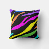 ゼブラカラフル型枕 クッション (裏面)