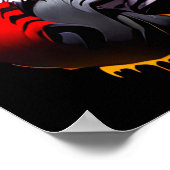 ゼブラカラフル ポスター (角)