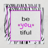 ゼブラガールズナイトアウト 招待状 (正面/裏面)