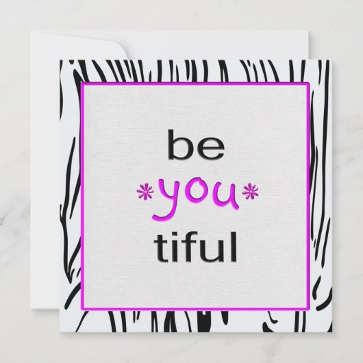 ゼブラガールズナイトアウト 招待状 (正面)