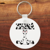 ゼブラキーチェーン キーホルダー (正面)