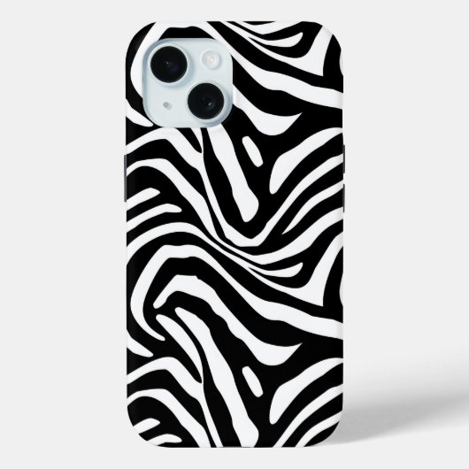 ゼブラクラシック縞模様 Case-Mate iPhoneケース (裏面)