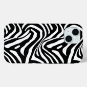 ゼブラクラシック縞模様 Case-Mate iPhoneケース (裏面 (横))