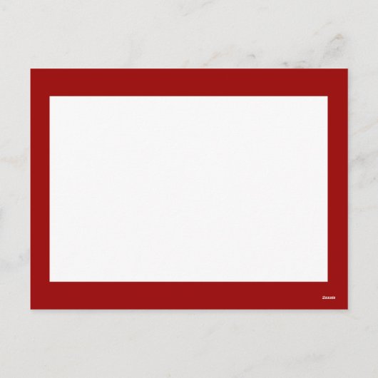 ゼブラクリスマス季節のごあいさつ シーズンポストカード (裏面)