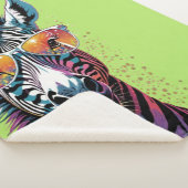 ゼブラクールビベス シェルパブランケット (3/4)