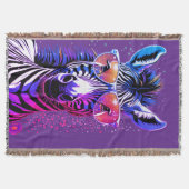 ゼブラクールビベス スローブランケット (正面)