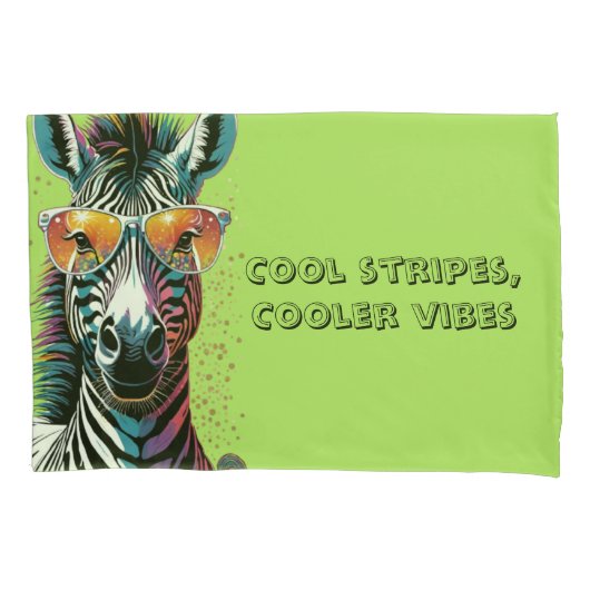 ゼブラクールビベス 枕カバー (正面左)