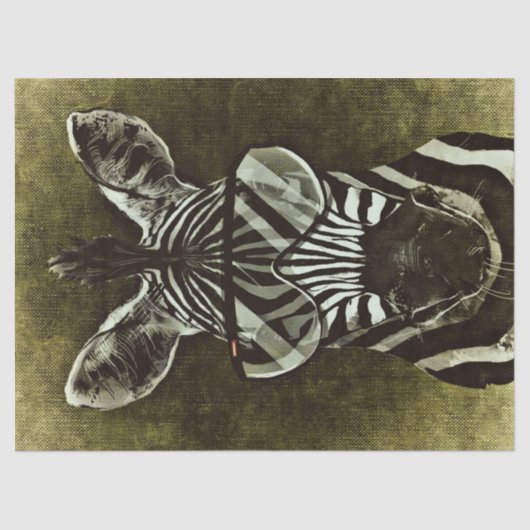 ゼブラクール抽象芸術 薄葉紙 (正面)