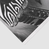 ゼブラグラムストライプのラインストーンのサングラスデコページ 薄葉紙 (詳細)