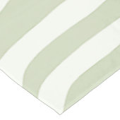 ゼブラグリーンとホワイトプリント テーブルクロス (アングル)