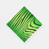 ゼブラグリーン スタンダードランチョンナプキン (角)