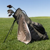 ゼブラゴルフタオル ゴルフタオル (グリーン)