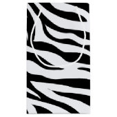 ゼブラサファリアニマルパターン抱き枕 スモールペーパーバッグ (裏面)