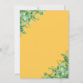 ゼブラサファリジャングルパーティー 招待状 (裏面)