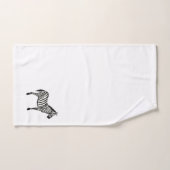 ゼブラサファリ絵画ーのバスタオオルセット バスタオルセット (ハンドタオル)