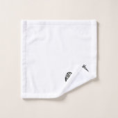 ゼブラサファリ絵画ーのバスタオオルセット バスタオルセット (ウォッシュタオル)