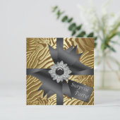 ゼブラサプライズ誕生日パーティー 招待状 (スタンド正面)